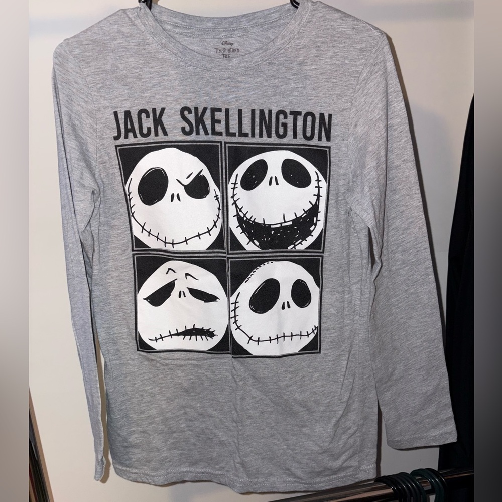 Disney Gray Nightmare Before Christmas Shirt